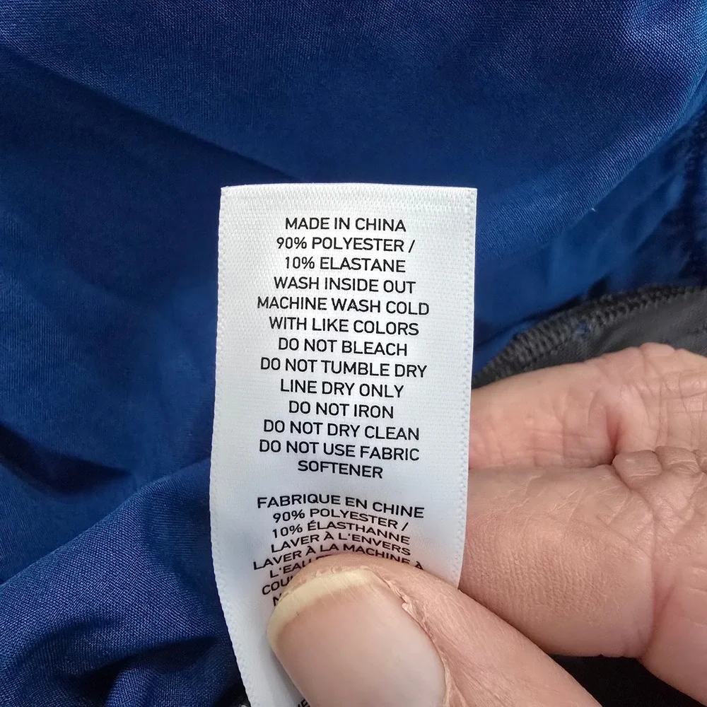 Rhone Mako Tech Short Unlined Blue 5 Inch Inseam Mens XXL 101199-417 NWT - Picture 8 of 8